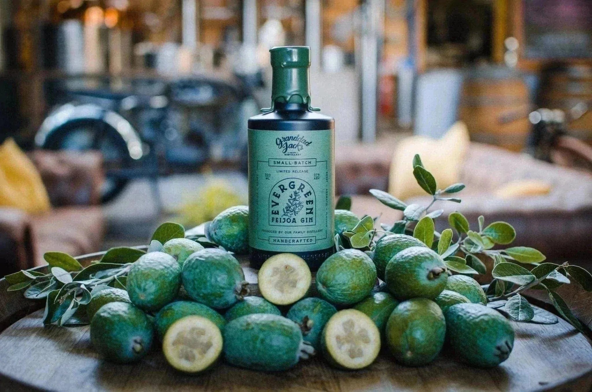 Evergreen Feijoa Gin - Granddad Jack's Craft Distillery