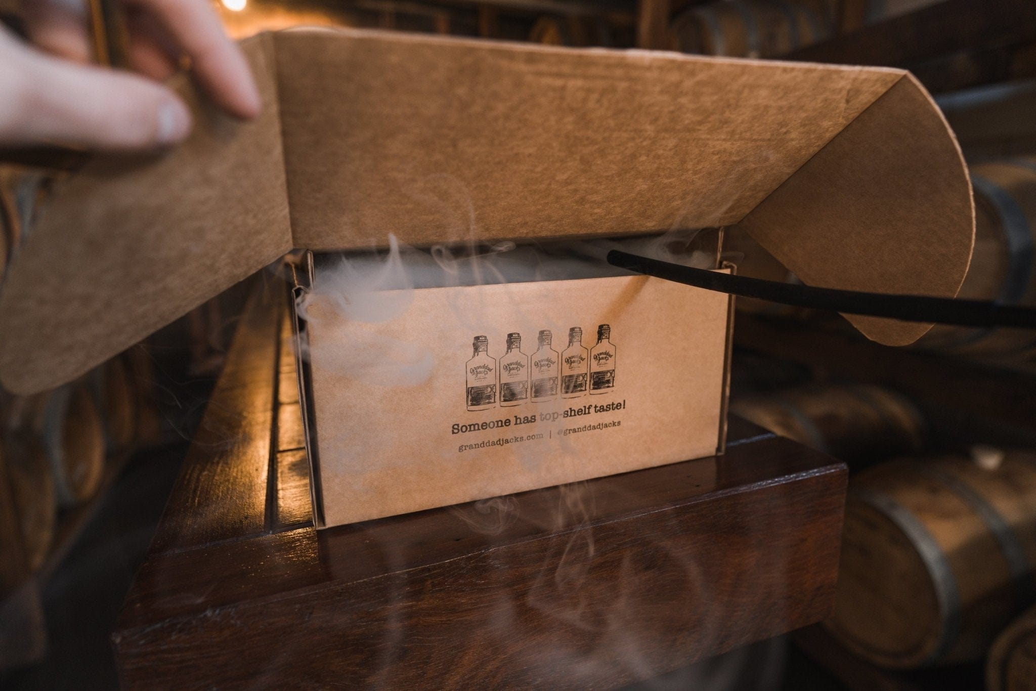 Granddad Jacks Craft Distillery Barrel Aged Two Pencils Pack Barrel-Aged Peated Two Pencils Gin