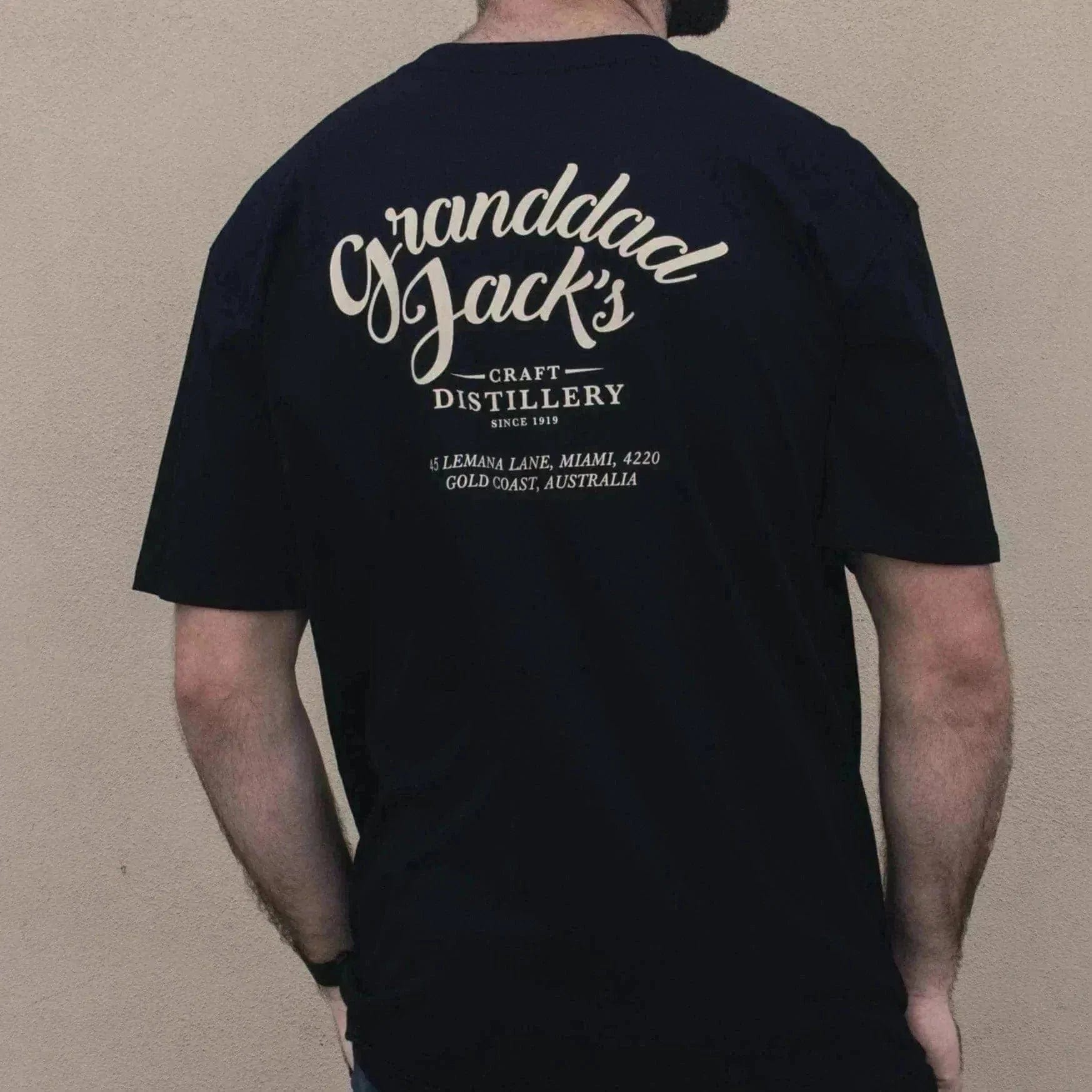 Granddad Jacks Craft Distillery Men's Logo Tee