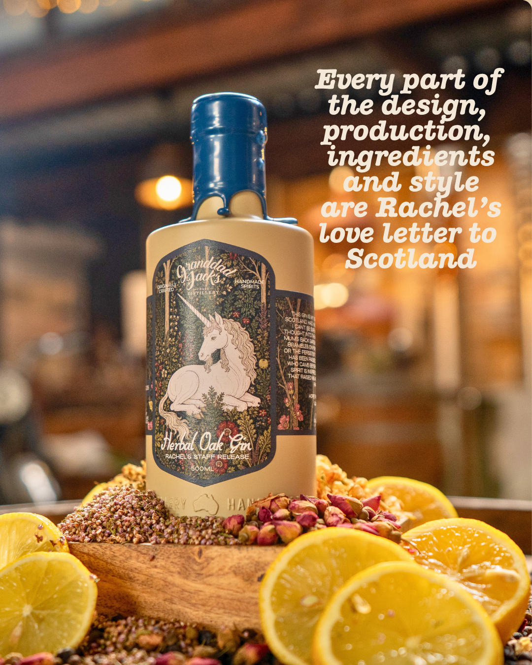 Rachel's Herbal Oak Gin