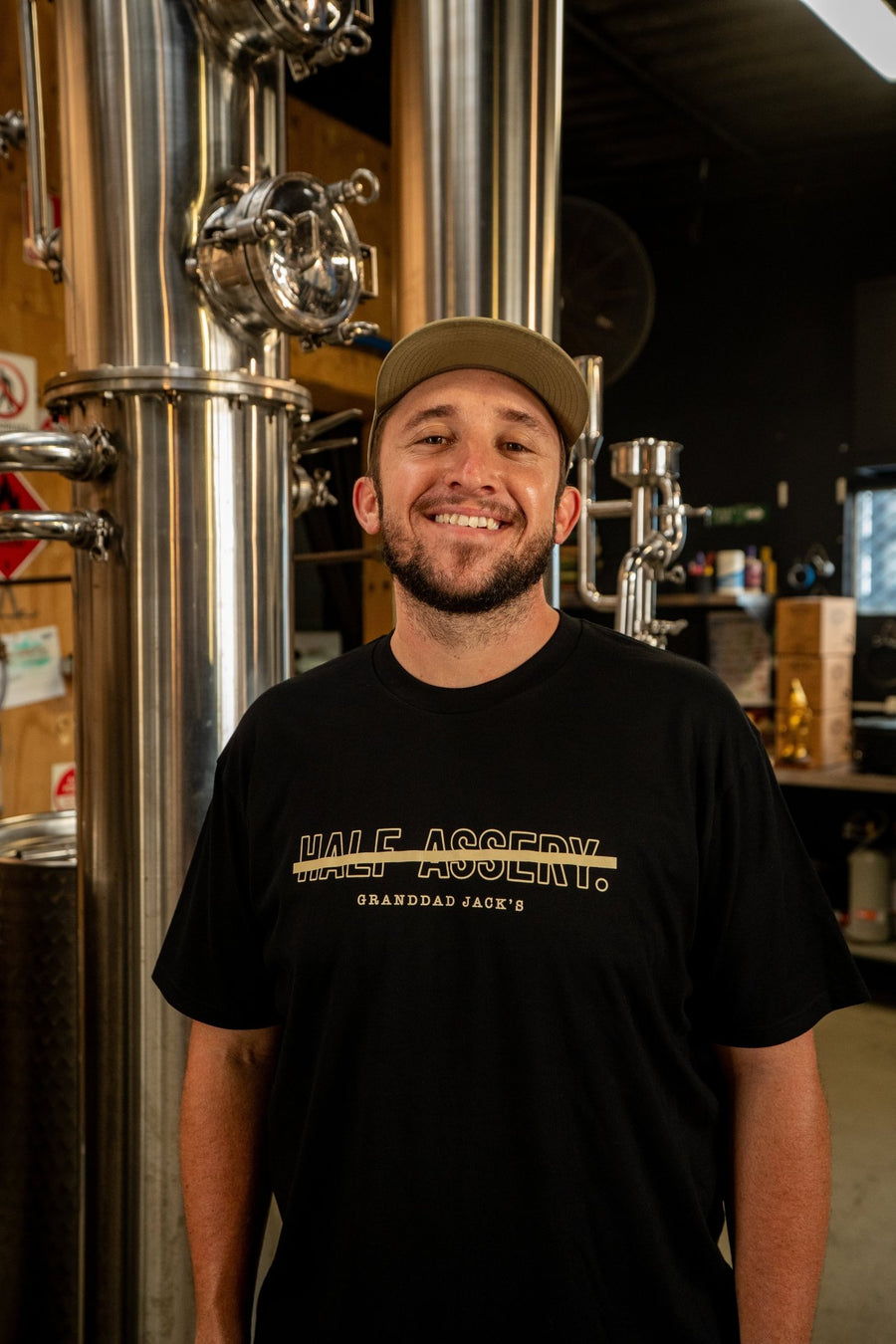 No Half - Assery Tee (Unisex) - Granddad Jack's Craft Distillery