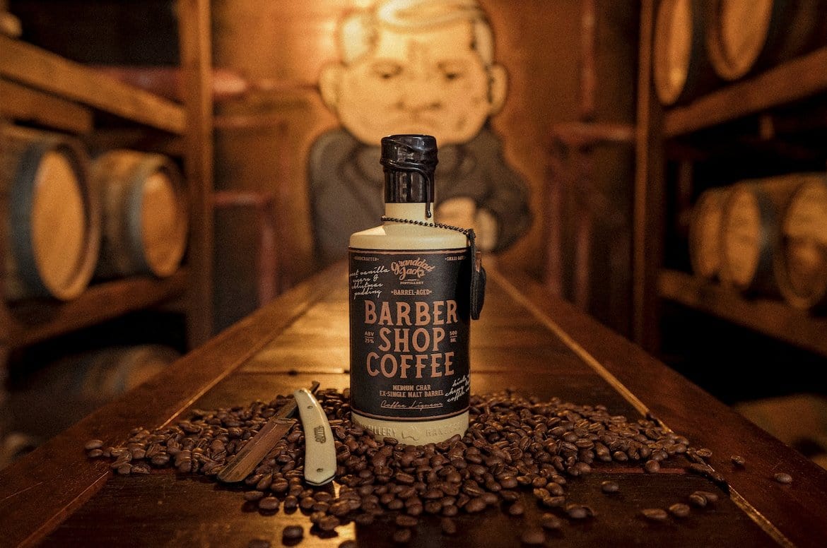 Barrel-Aged Barbershop Coffee Liqueur - Granddad Jack's Craft Distillery