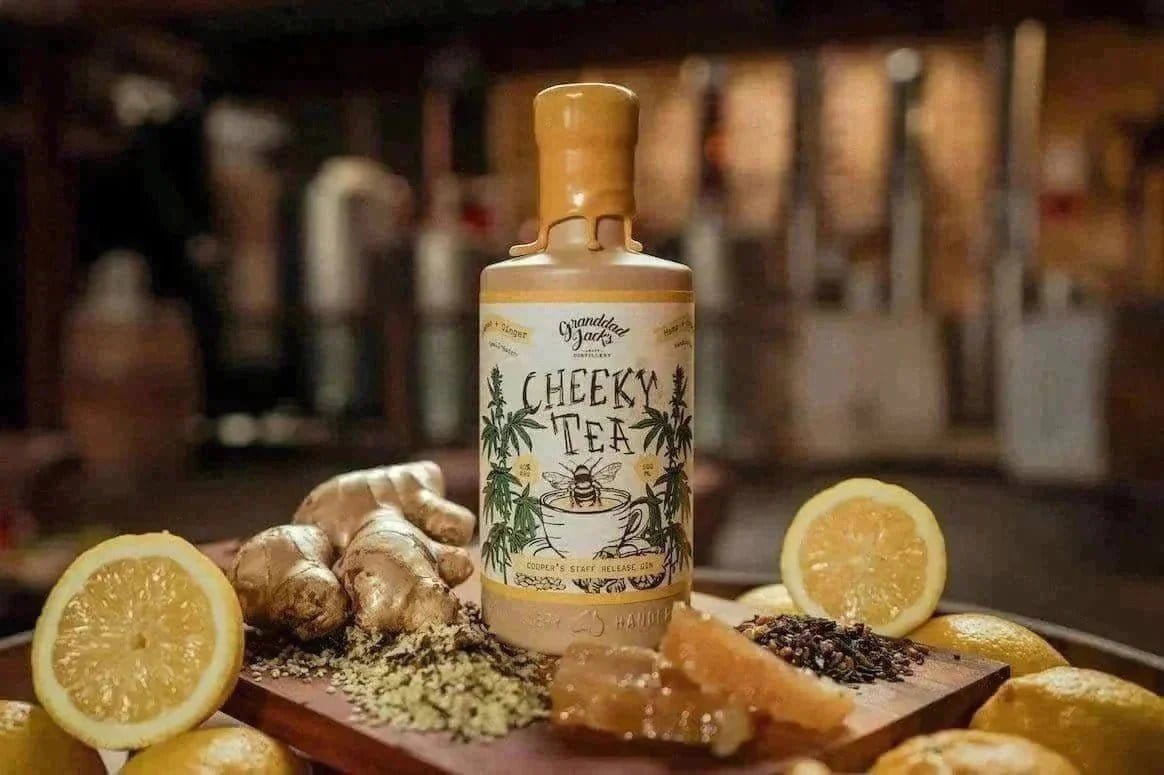Granddad Jack's Craft Distillery 500ml Bottle Cooper's Cheeky Tea Gin