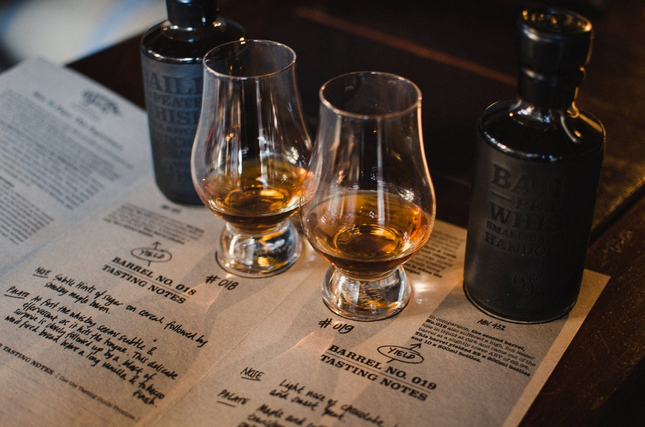 Granddad Jacks Craft Distillery Peated Whiskey Satchel (2 x 200ml bottles) Bailiff Peated Whiskey