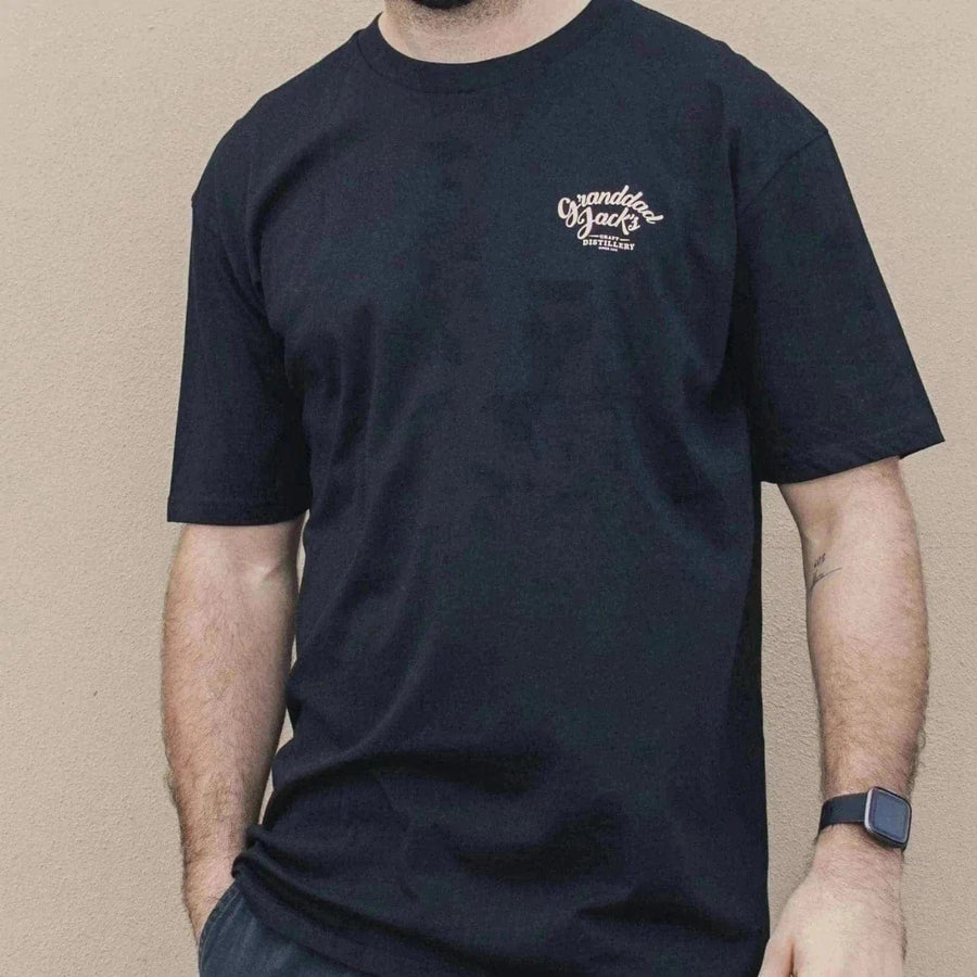 Granddad Jacks Craft Distillery Men's Logo Tee