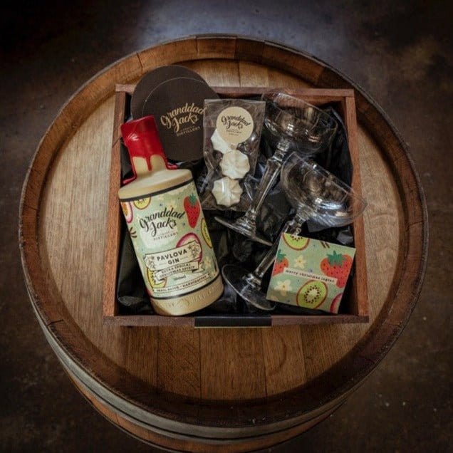 Granddad Jacks Craft Distillery Coupe Glassware Pack Pavlova Gin Gift Pack