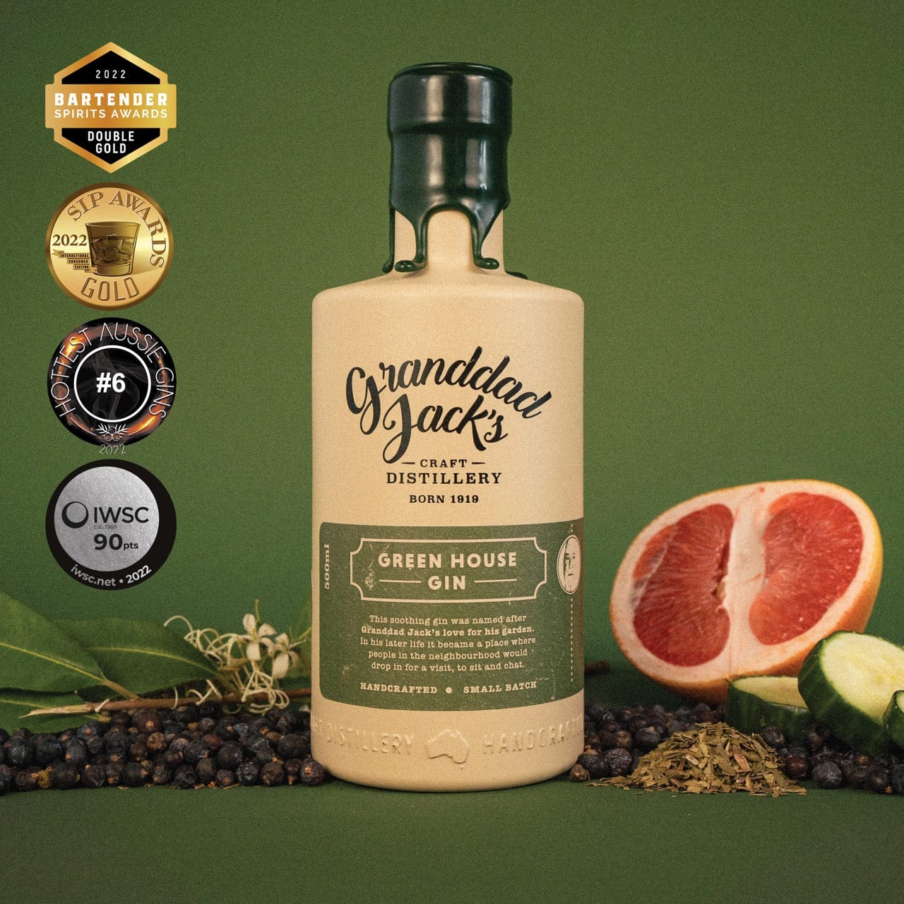 Greenhouse Gin - Granddad Jack's Craft Distillery