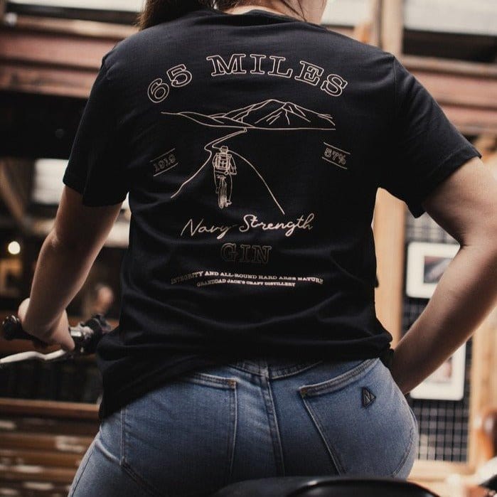 Women's 65 Miles T-Shirt - Granddad Jack's Craft Distillery